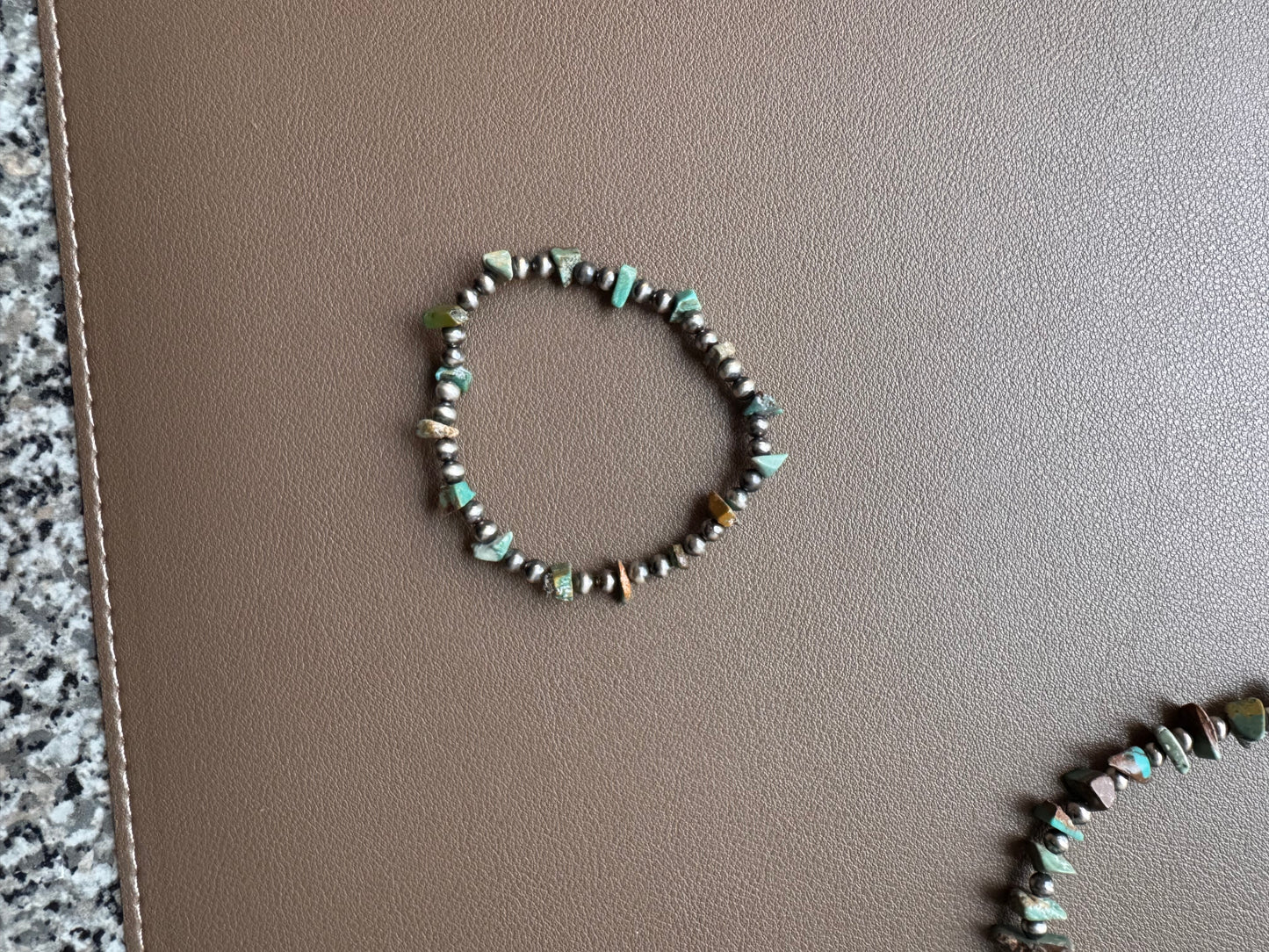 Heartlands β Turquoise & Navajo Pearl Bracelet
