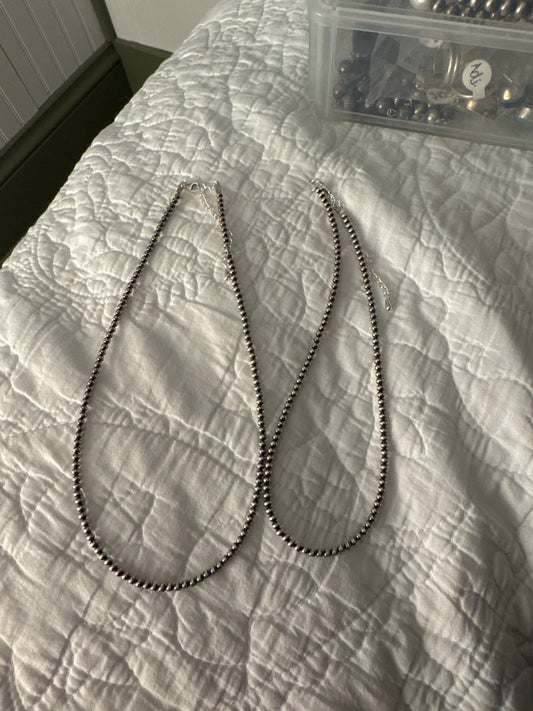 3mm Navajo Pearl Necklace