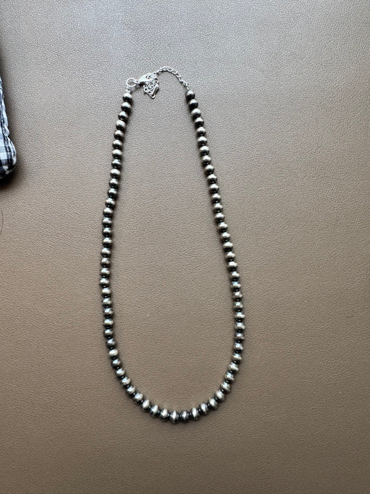Classic Navajo – 6mm Pearl Necklace