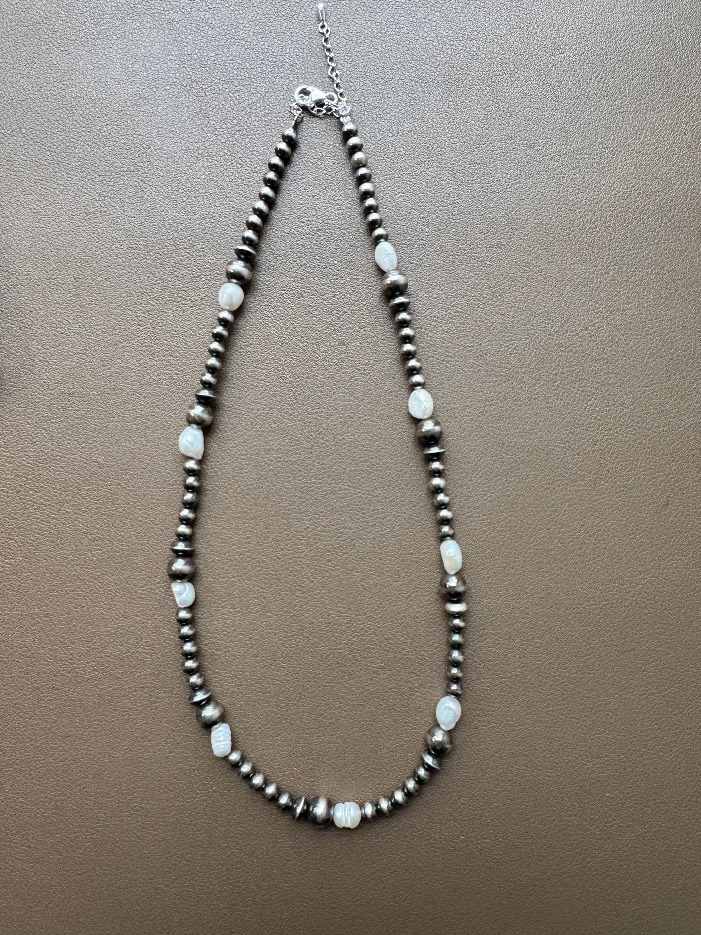 Fancy – Freshwater Pearl & Navajo Pearl Necklace