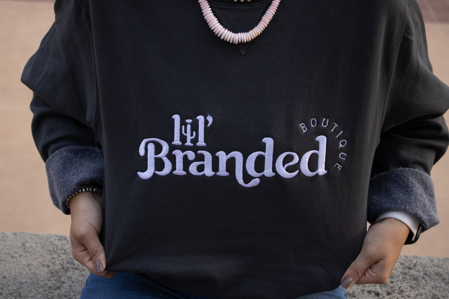 Lil Branded Embroidered Crewnecks