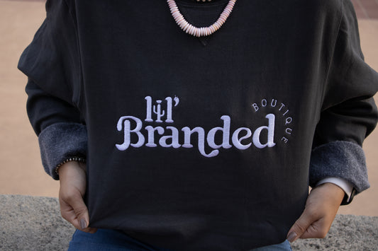 Lil Branded Embroidered Crewnecks