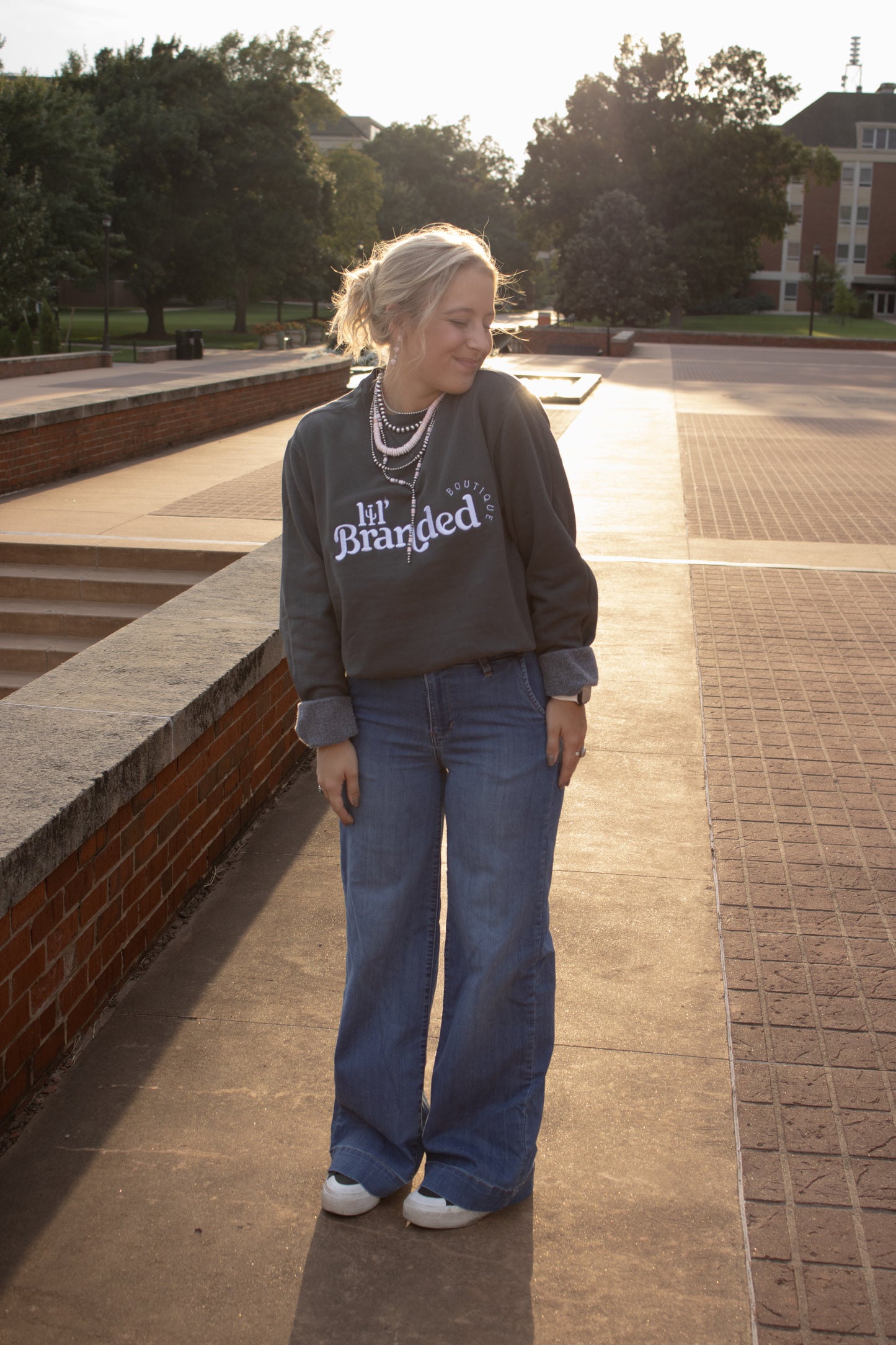 Lil Branded Embroidered Crewnecks