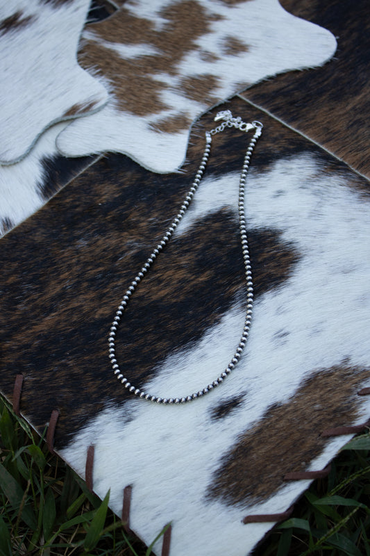 3mm Navajo Pearl Necklace